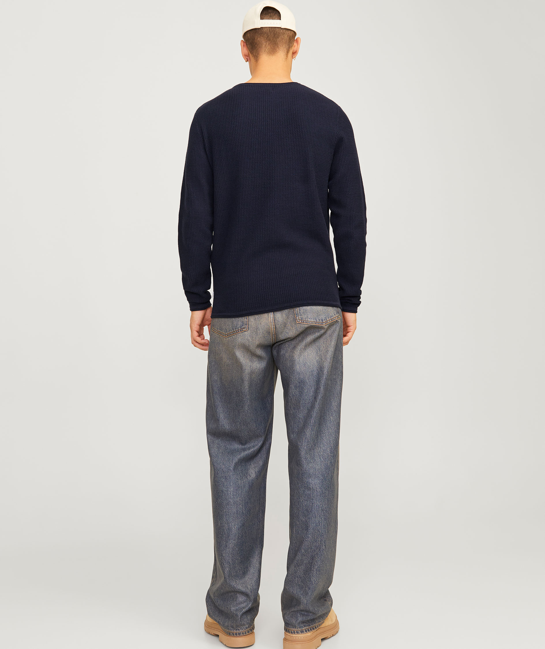 Jack & Jones JJECOOPER knitted pullover, Mood Indigo, large image number 2