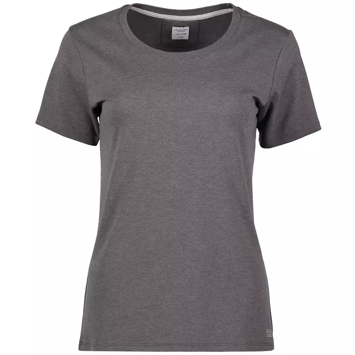 Seven Seas dame T-skjorte med rund hals, Dark Grey Melange, large image number 0