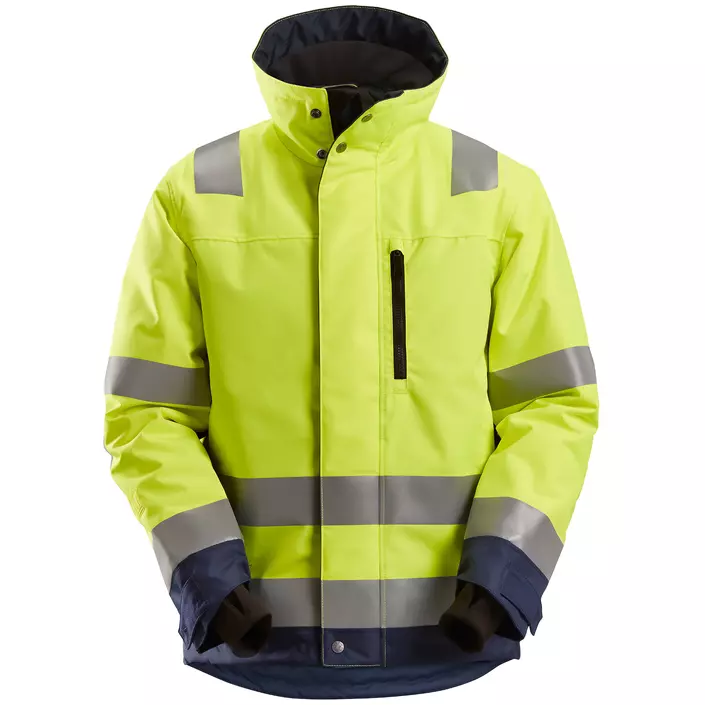Snickers AllroundWork 37.5® winter jacket 1130, Hi-vis Yellow/Marine, large image number 0
