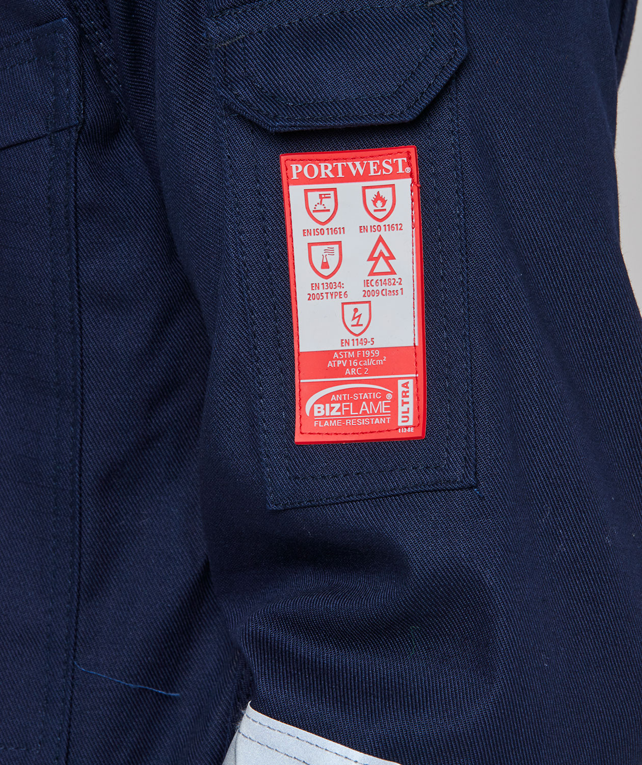 Portwest BizFlame Ultra coverall, Marine Blue, large image number 2