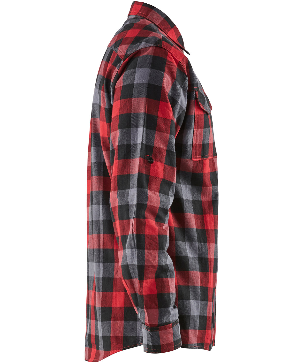 Bl&aring;kl&auml;der flannel lumberjack shirt, Red/Black, large image number 4