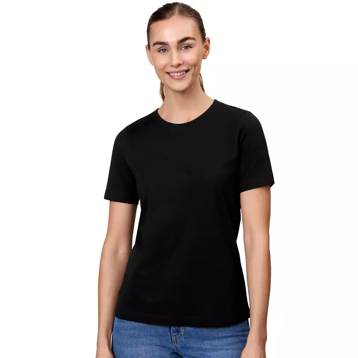 ID T-Time dame T-shirt, Sort, large image number 1