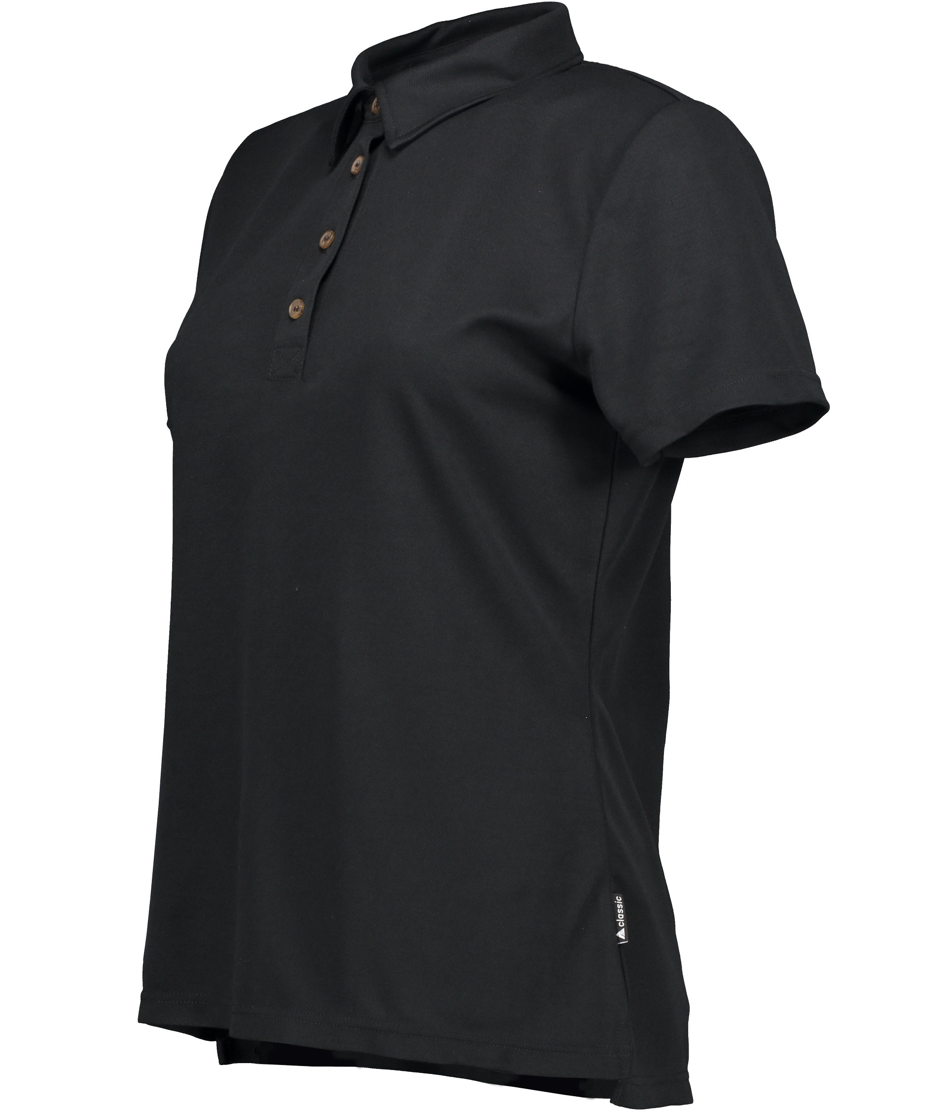 Pitch Stone Tech Wool women's poloshirt, Black, large image number 2