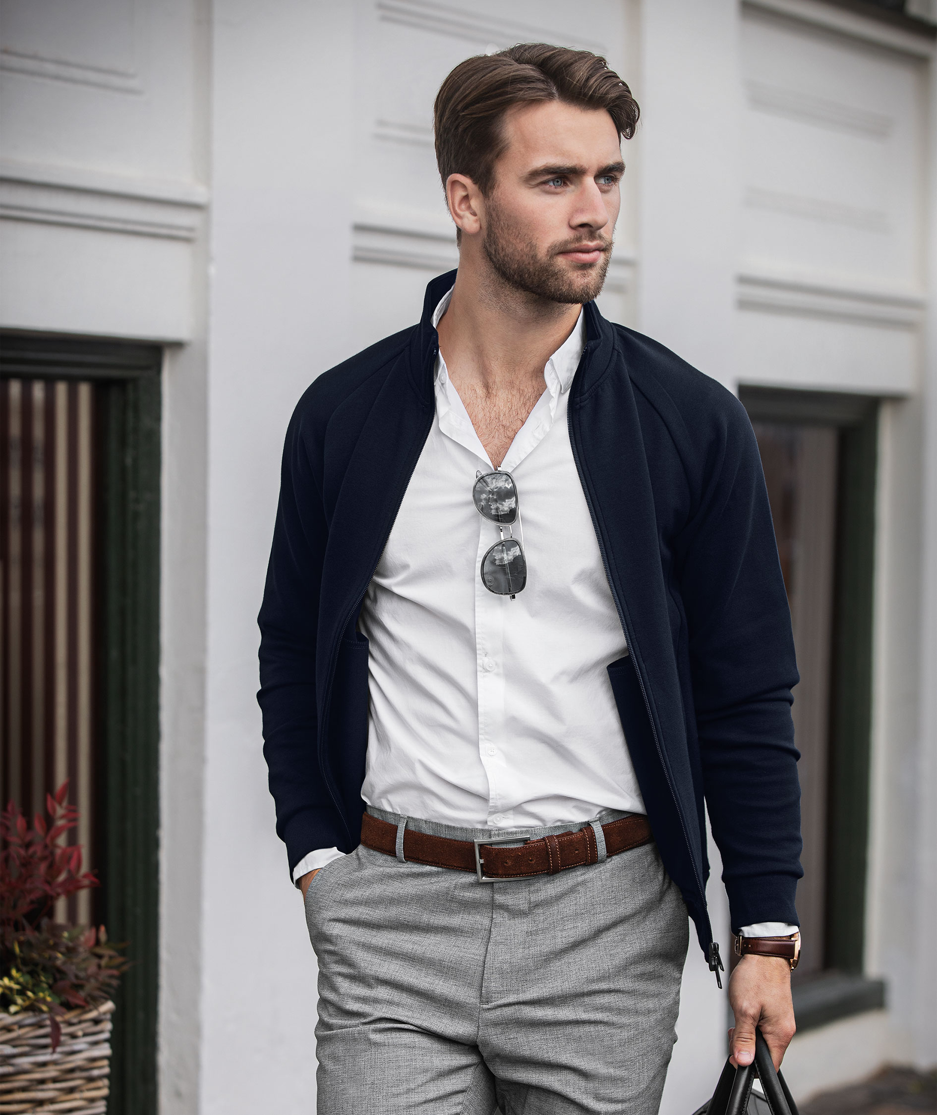 Nimbus Eaton cardigan, Navy