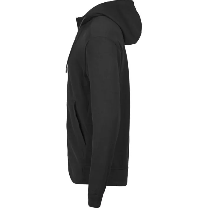 Tee Jays hættetrøje med lynlås, Black, large image number 4