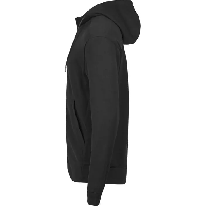 Tee Jays hoodie med dragkedja, Black, large image number 4