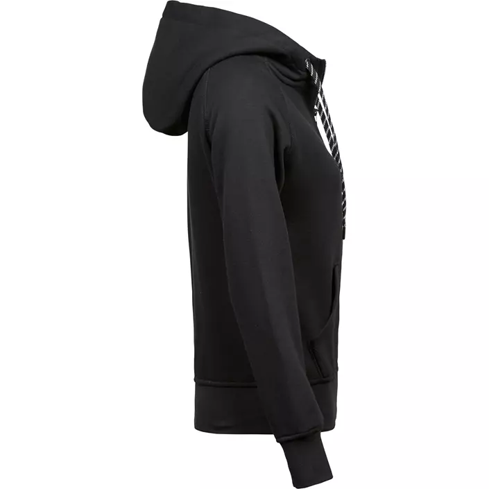 Tee Jays Fashion full zip hoodie dam, Svart, large image number 2