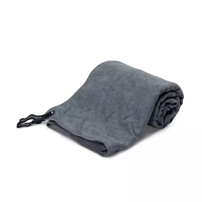 Lord Nelson Mikrofiber handduk, Grey, Grey, large image number 0