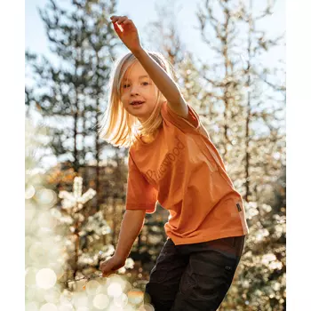 Pinewood Outdoor Life T-shirt til børn, Lys Terracotta
