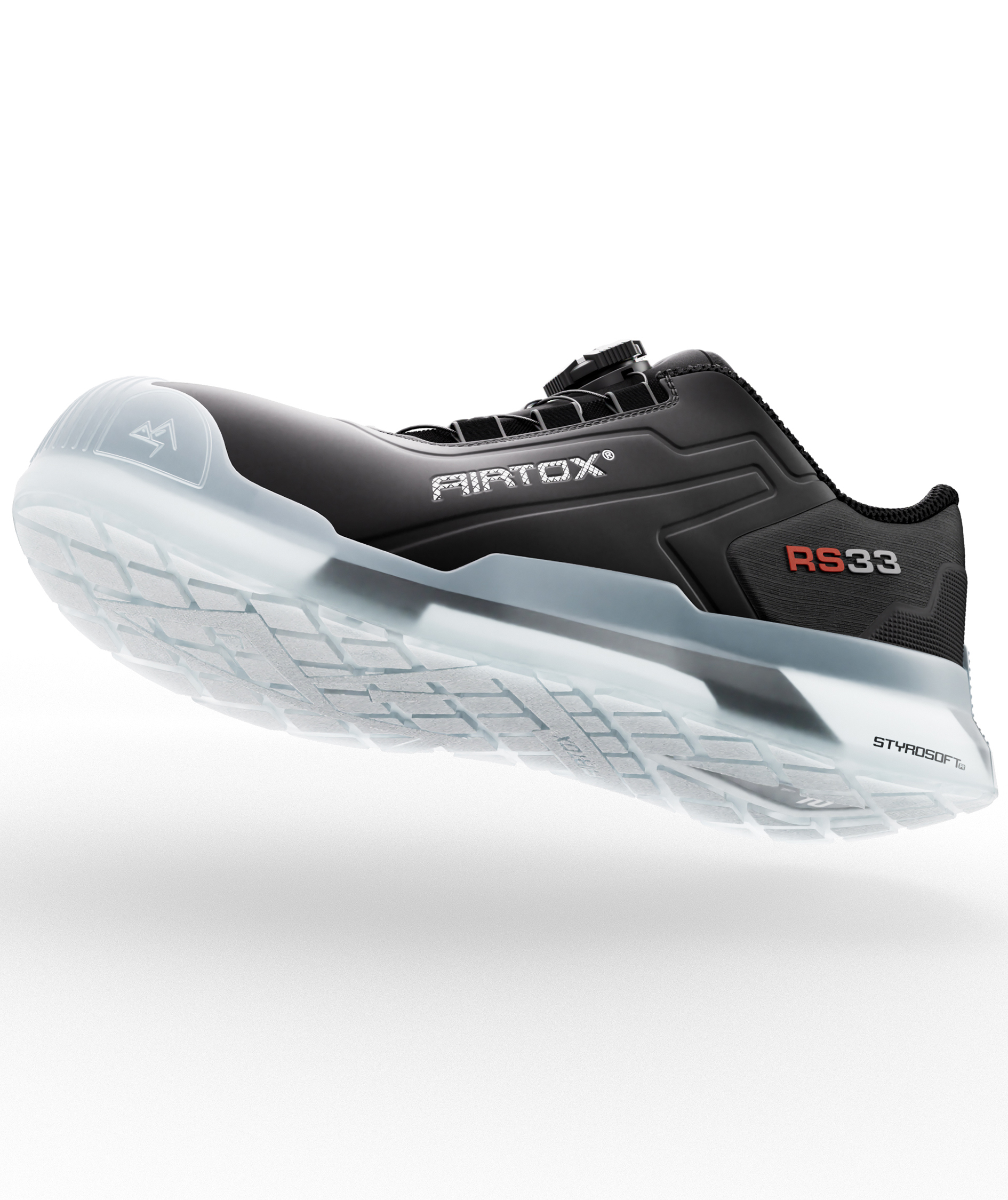 Airtox RS33 safety shoes S7S, Black/White, large image number 2