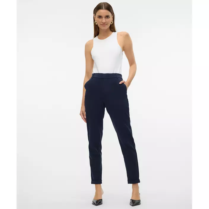 Vero Moda VMMAYA LOOSE SOLID Damenhose, Night Sky, large image number 4