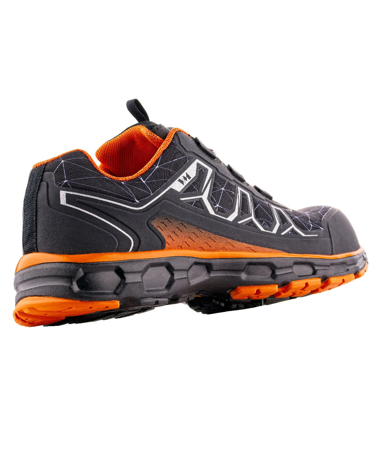 VM Footwear Louisiana sikkerhedssko S1P, Sort/Orange, large image number 1