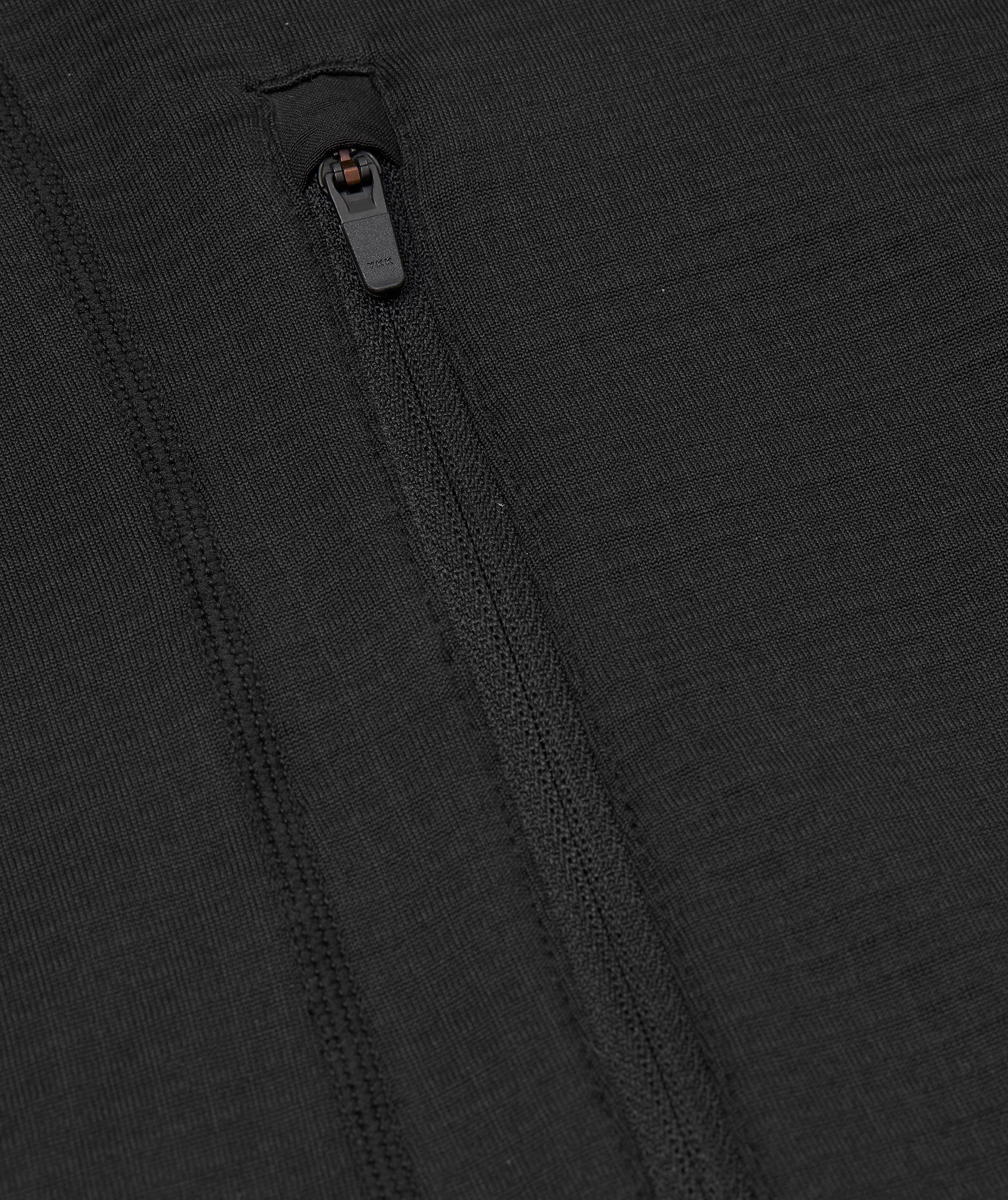 ID Stretch Komfort dame fleecetr&oslash;je, Sort, large image number 3