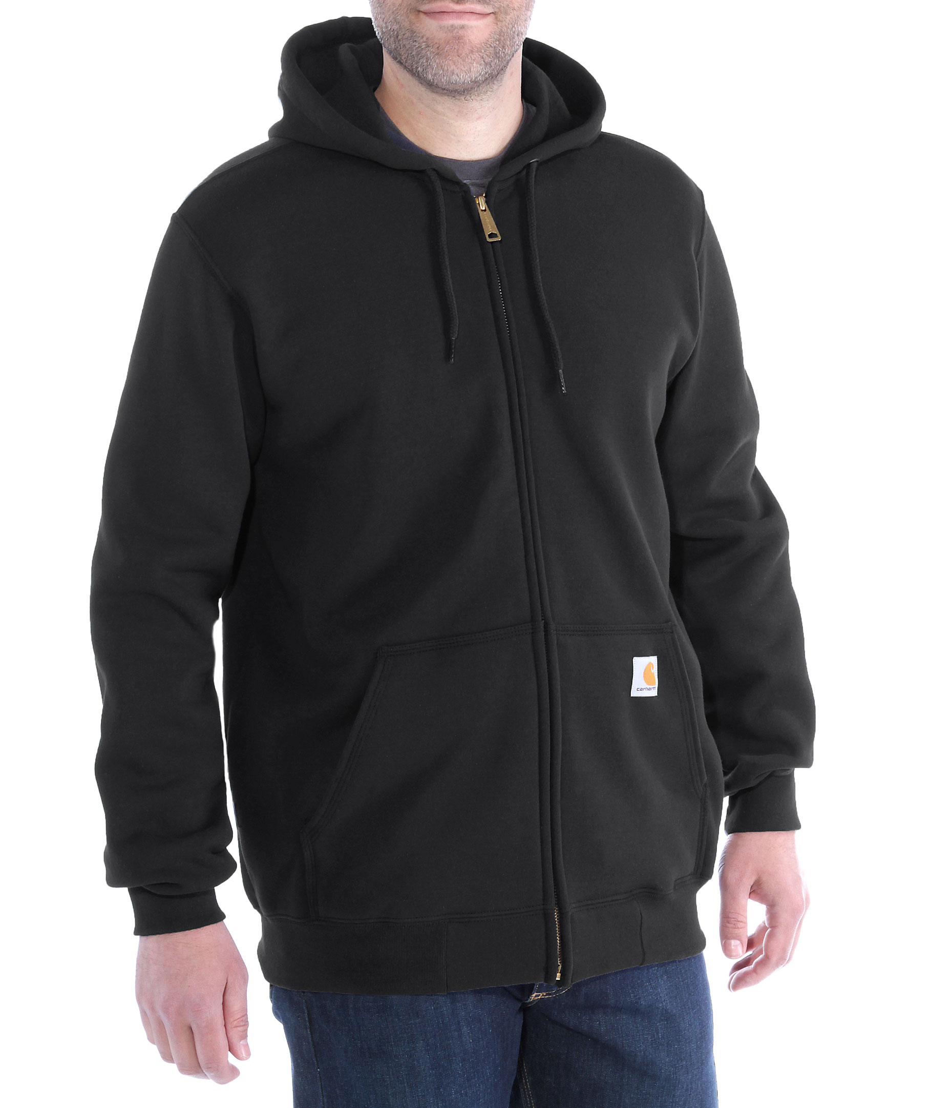 Carhartt Marquette hoodie med dragkedja, Svart
