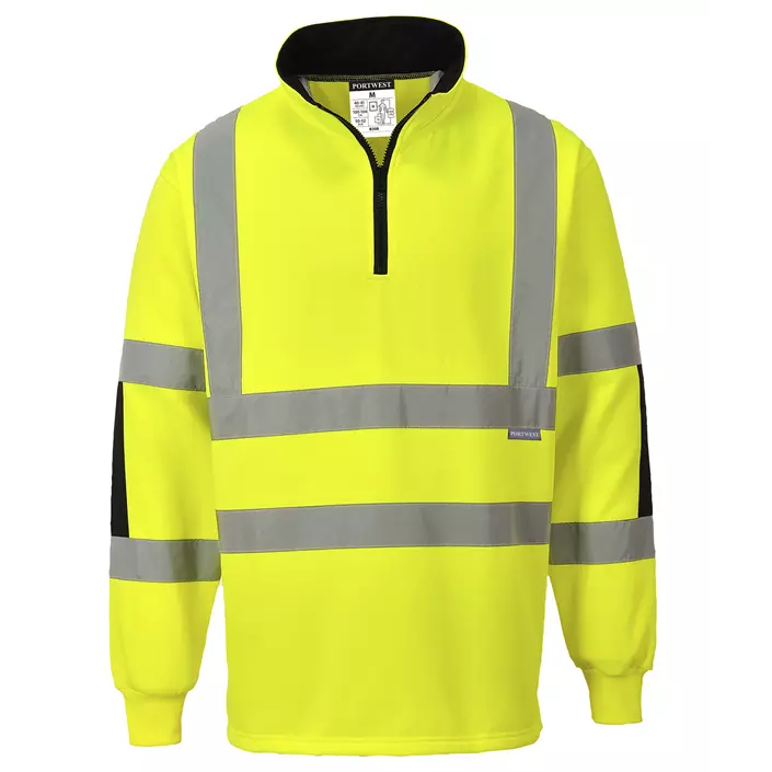 Portwest sweatshirt, Hi-Vis Yellow, large image number 0