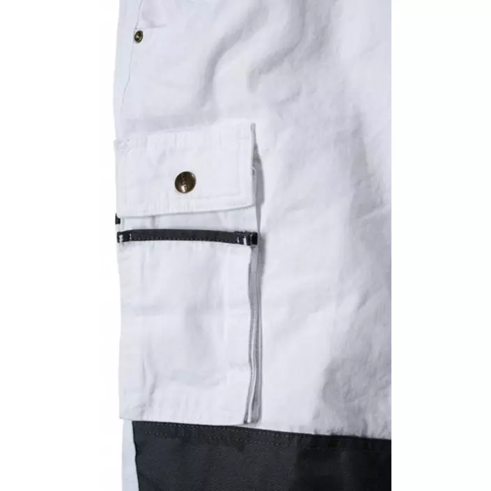 Carhartt piratbukse / knickers Multi Pocket ribstopp, Hvit, large image number 4
