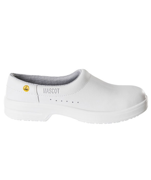 Mascot Clear safety clogs with heel cover S1, White, large image number 1