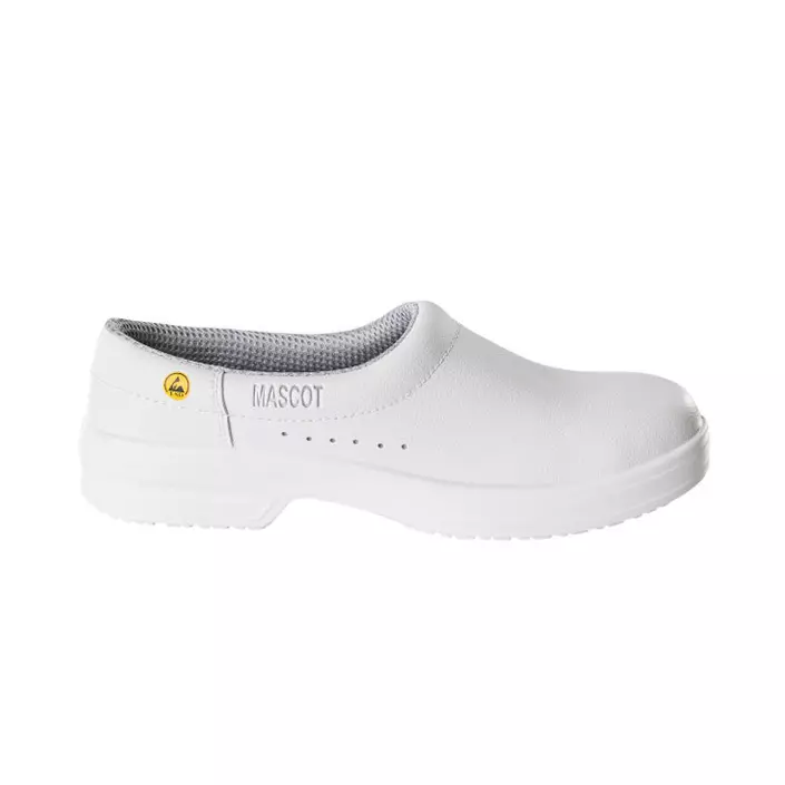 Mascot Clear safety clogs with heel cover S1, White, large image number 1