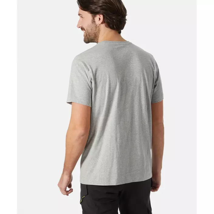 Helly Hansen Classic T-skjorte, Grey melange, large image number 3