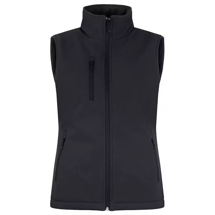 Clique lined women's softshell vest, Black, large image number 0