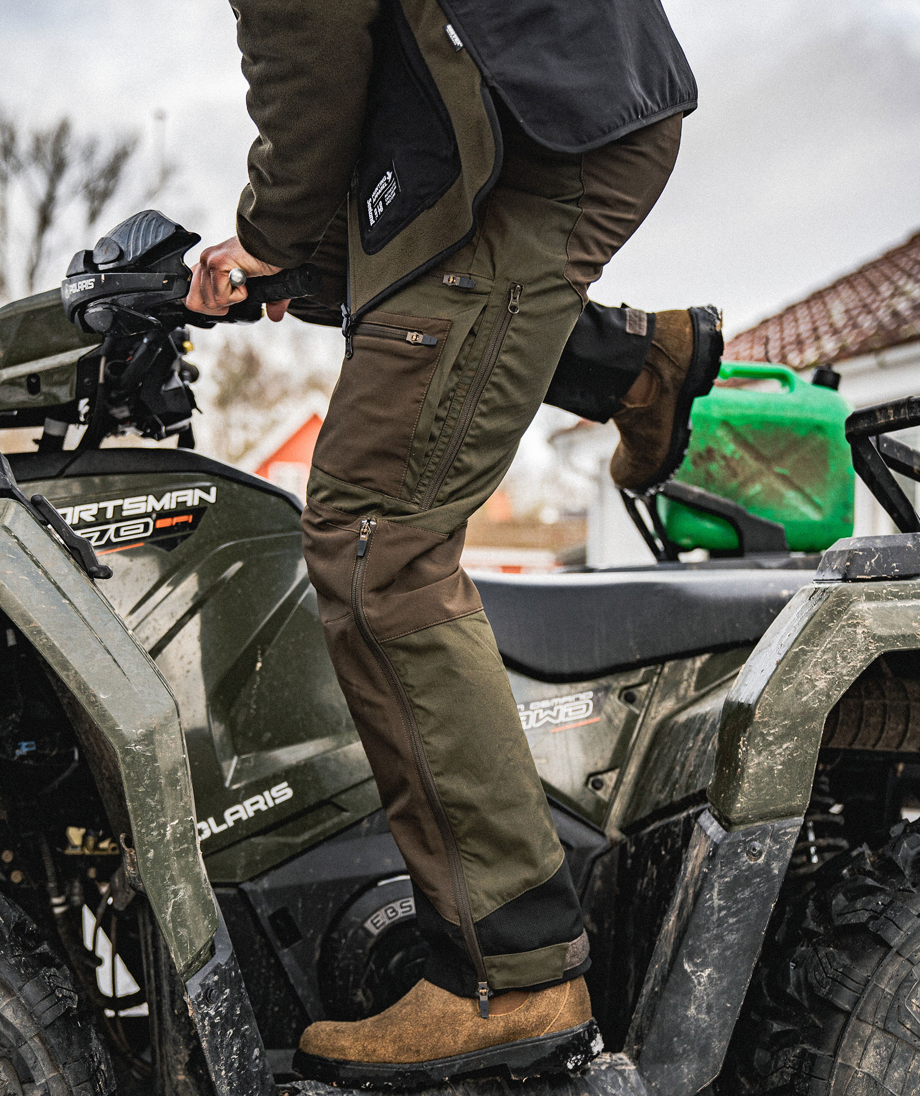 Seeland Hemlock byxa, Pine green/Grizzly brown