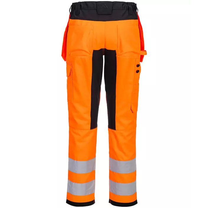 Portwest WX2 Eco Handwerkerhose, Hi-Vis Orange/Schwarz, large image number 1