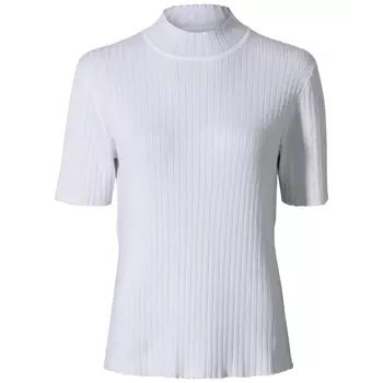 CC55 Paris Damen T-Shirt mit Turtleneck, Weiß