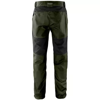 Fristads Outdoor Carbon semistretch bukse, Armygrønn/Svart