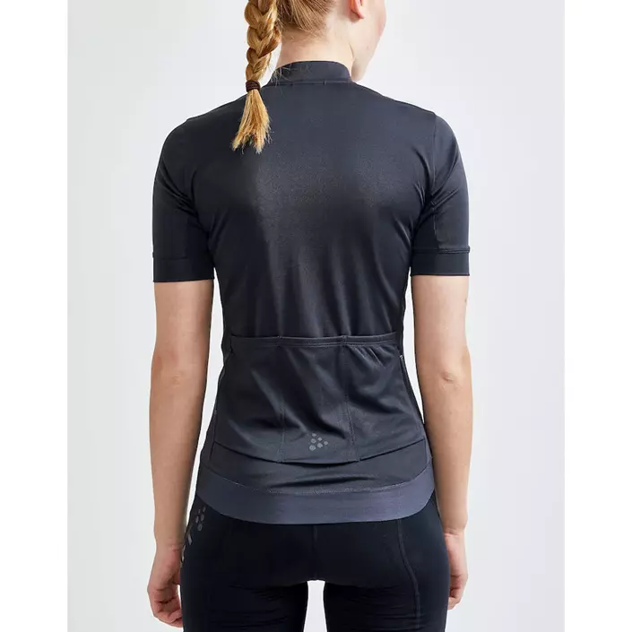 Craft Essence women's light short-sleeved bike jersey, Asphlt/black, large image number 2