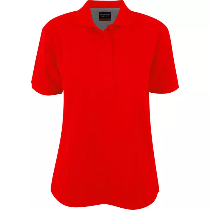 YOU Carolina women's polo shirt, Red, large image number 0