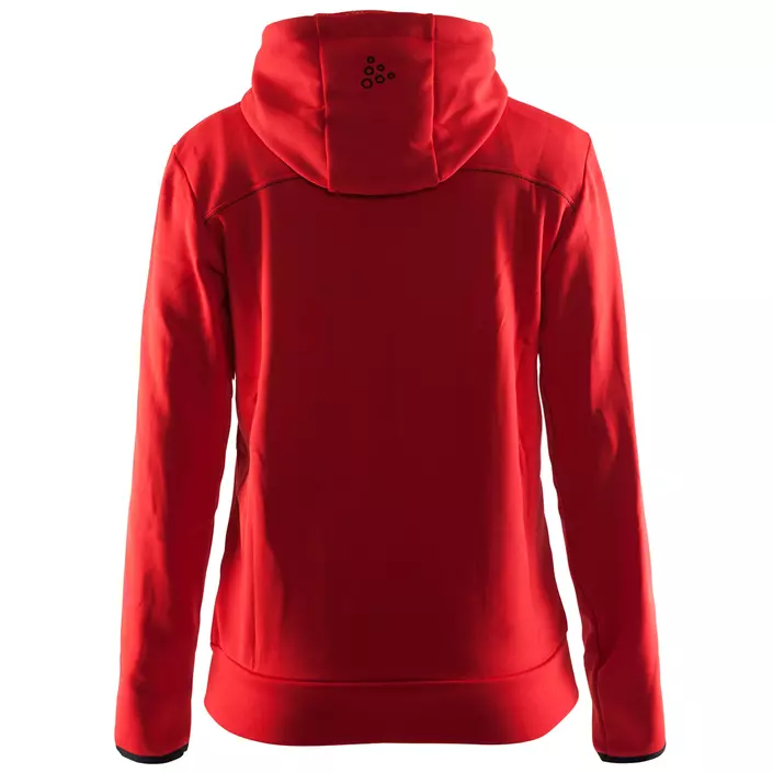 Craft Leisure hoodie dam med dragkedja, Bright red, large image number 1