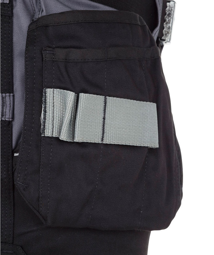 Kramp Original craftsman trousers, Black/Grey, large image number 4