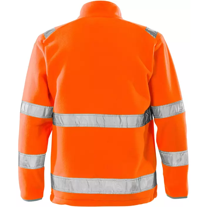 Fristads fleece jacket 4400, Hi-vis Orange, large image number 1