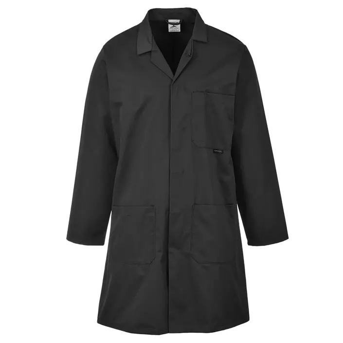 Portwest standard lap coat, Black, large image number 0