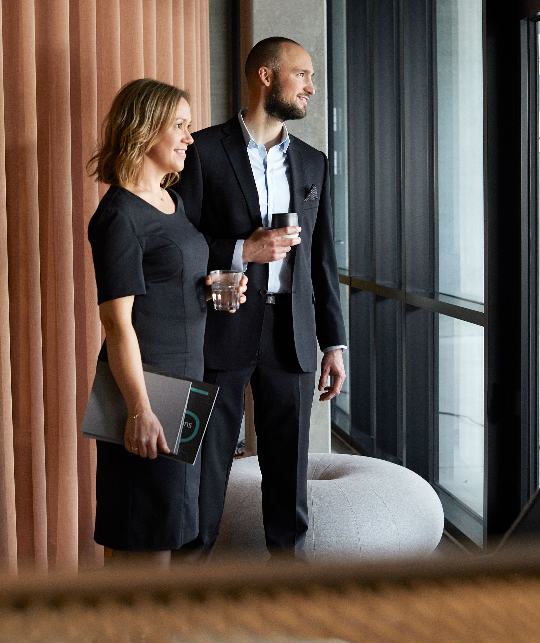 Sunwill Super Stretch Regular fit dress with wool