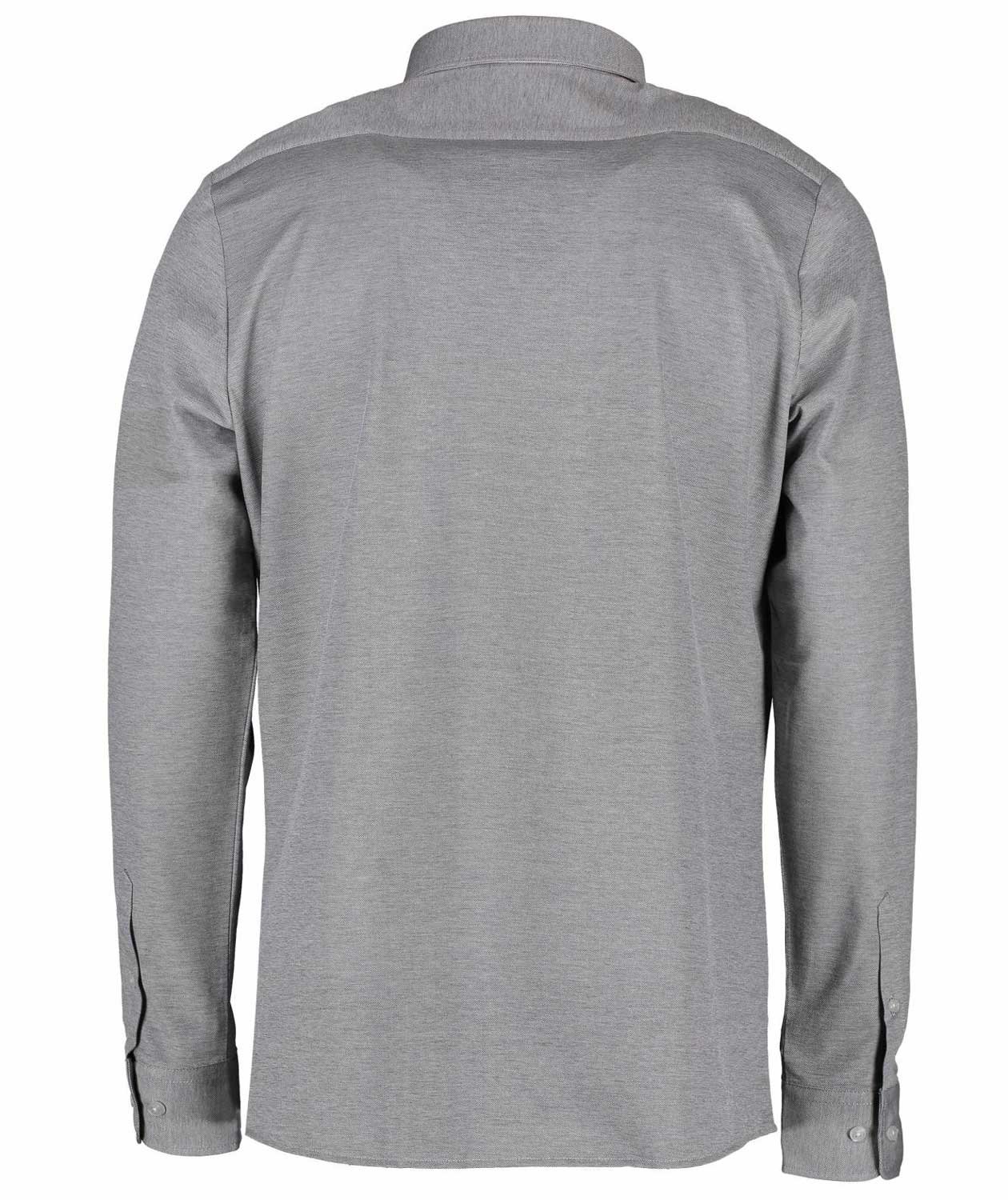 Seven Seas Slim fit jerseyskjorte, Gr&aring;, large image number 2