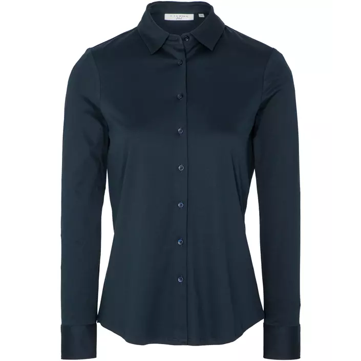 Eterna Jersey slim fit women's shirt, Navy, large image number 0