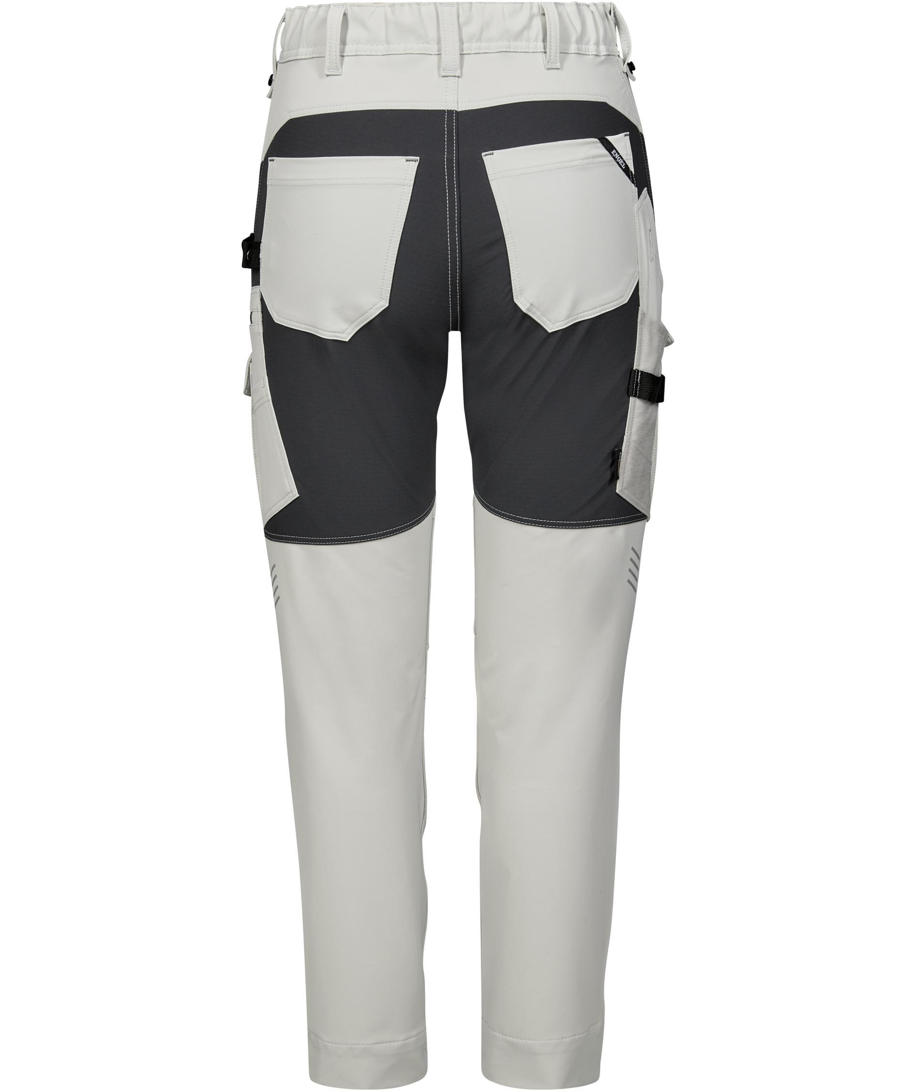 Engel Entire arbetsbyxa full stretch dam, Bone White/Anthracite Grey, large image number 3