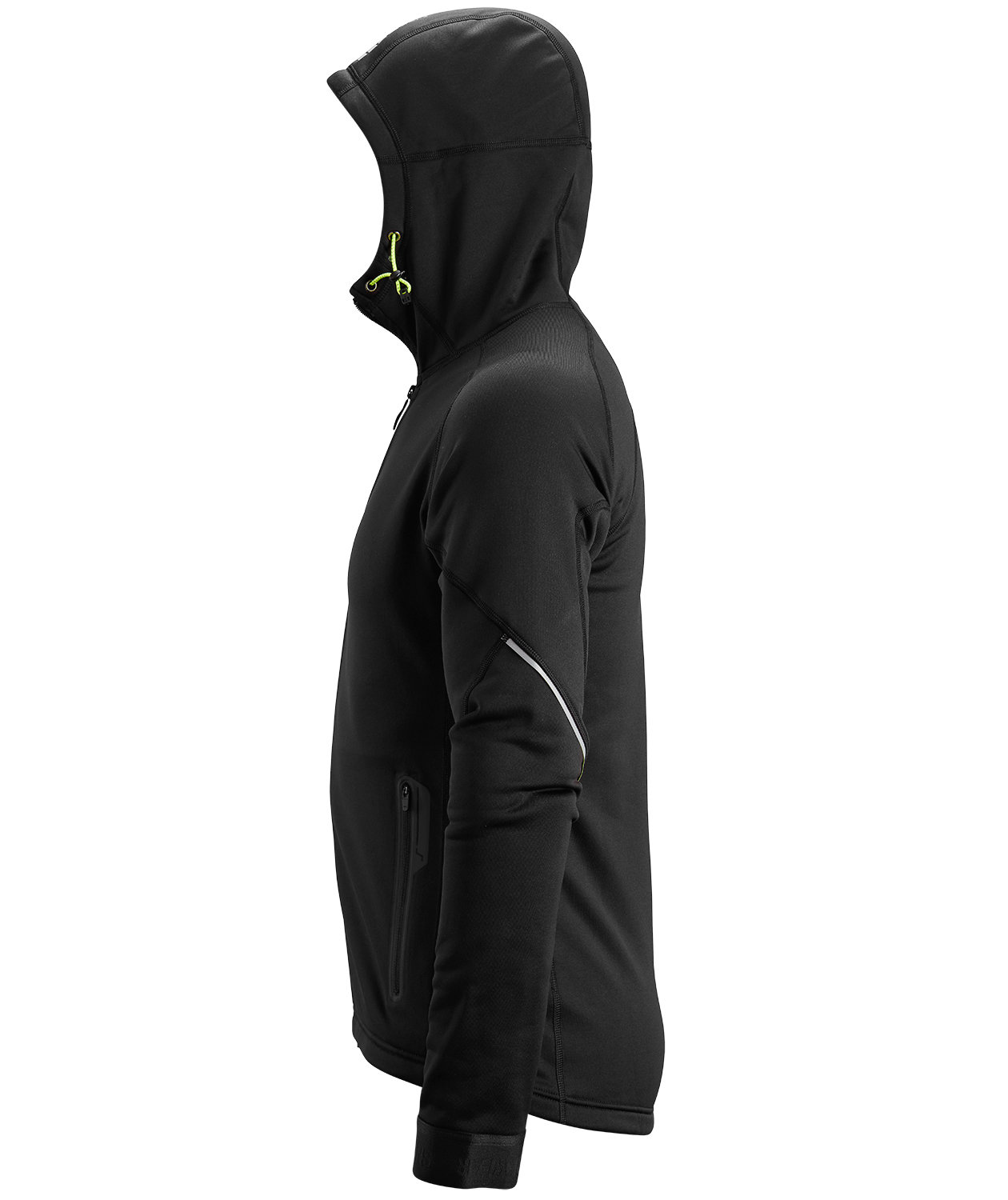 Snickers FlexiWork fleece sweater 8002, Black, large image number 3