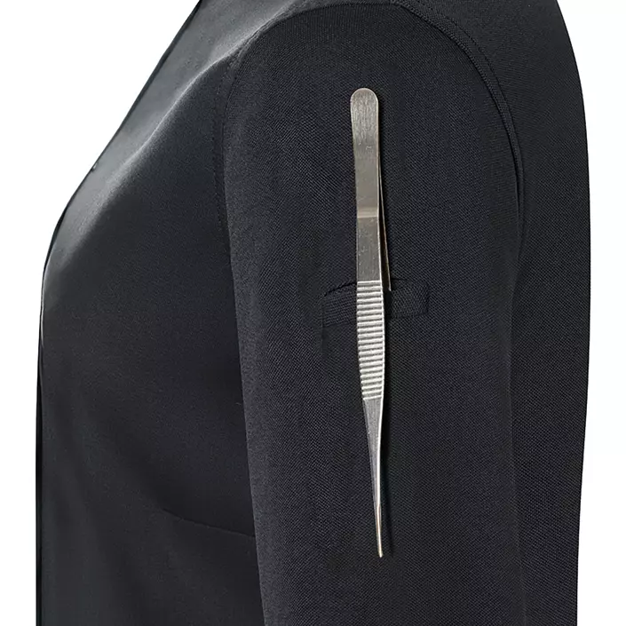 Karlowsky DIAMOND CUT® Avantgarde kortärmad kockjacka dam, Black, large image number 5