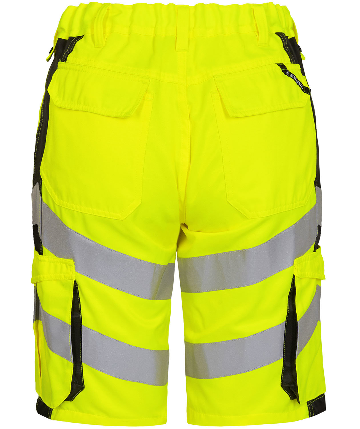 Engel Safety Light arbeidsshorts, Hi-vis Gul/Svart