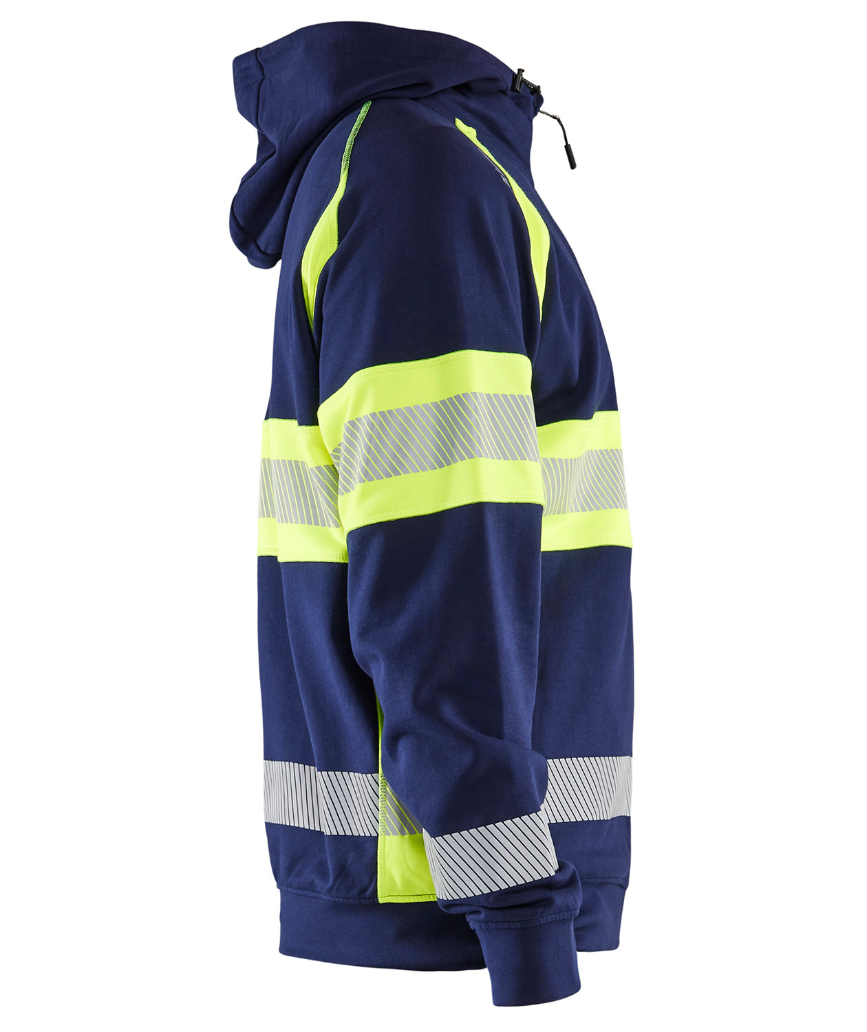 Bl&aring;kl&auml;der hoodie, Marin/Hi-Vis gul, Marin/Hi-Vis gul, large image number 2