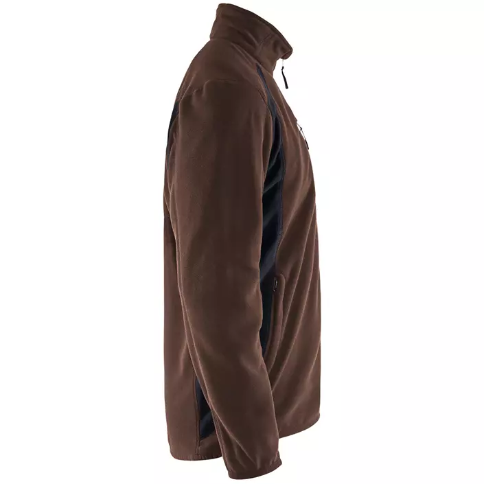 Blåkläder Unite fleece jacket, Brown/Black, large image number 3