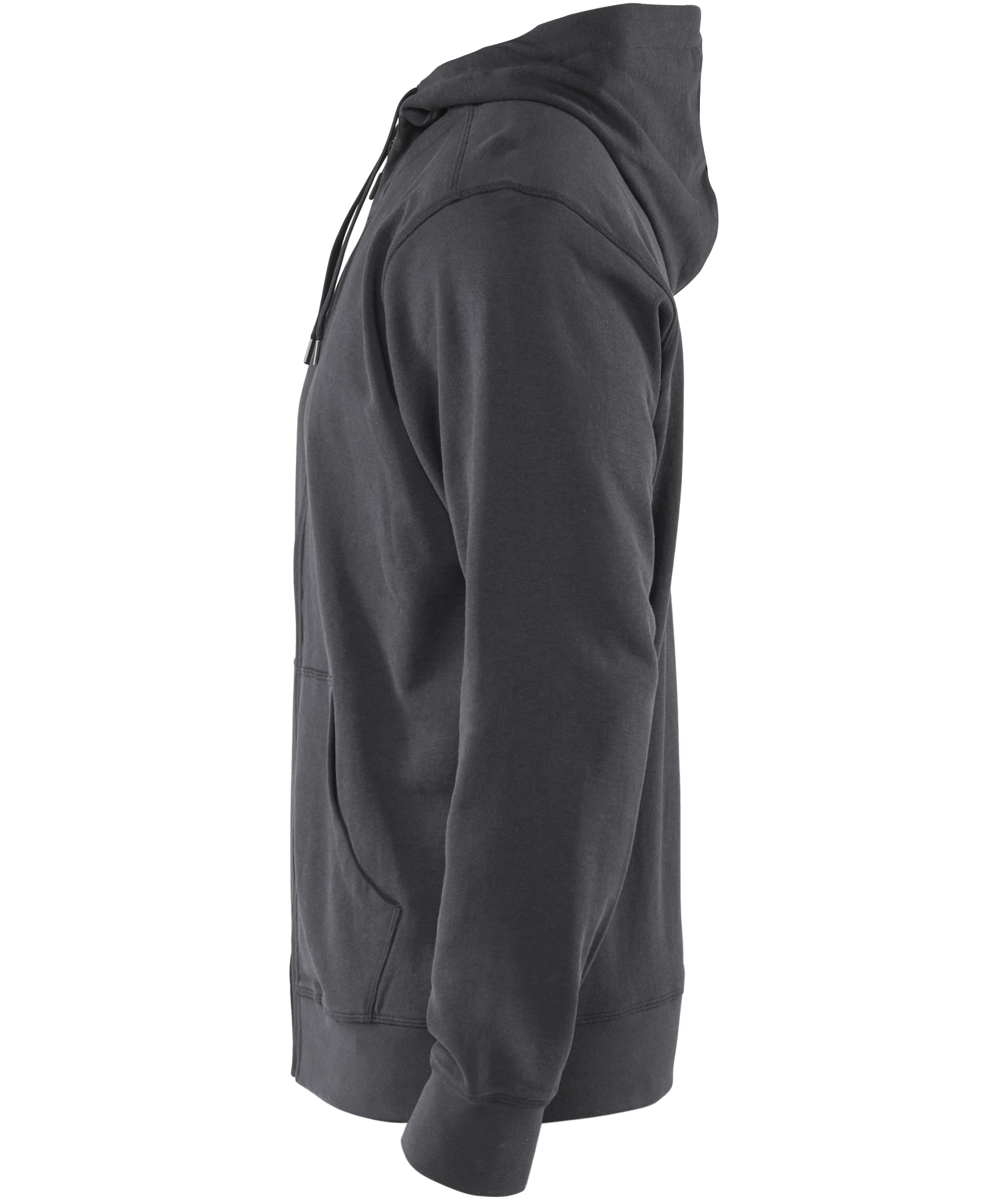 Bl&aring;kl&auml;der&nbsp;hoodie med dragkedja, Mellangr&aring;, large image number 3