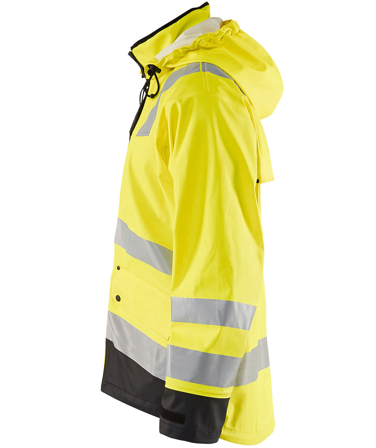Bl&aring;kl&auml;der Heavy Weight regnjakke, Hi-vis&nbsp;Gul/Sort, large image number 2