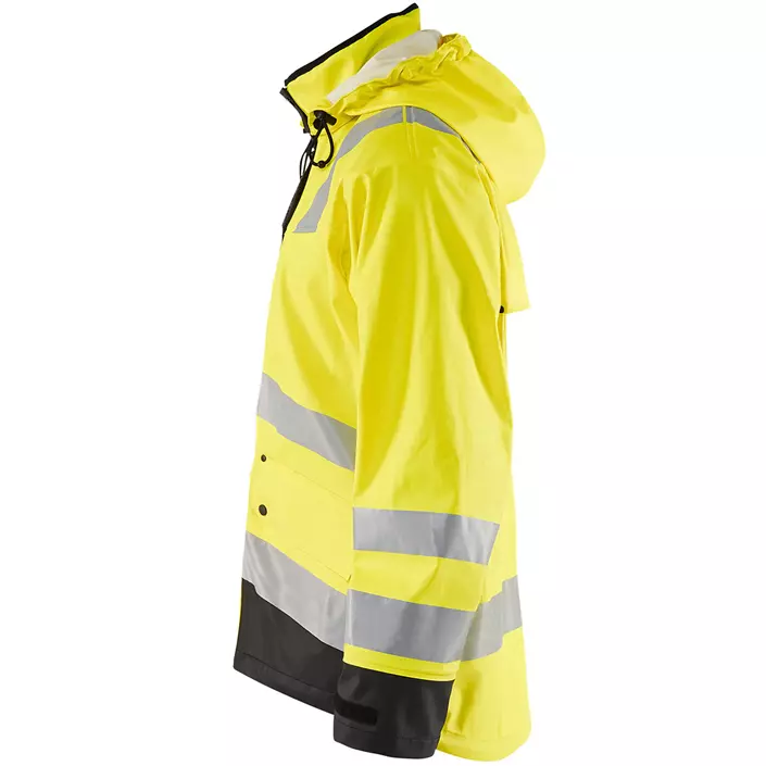 Blåkläder Heavy Weight rain jacket, Hi-vis Yellow/Black, large image number 2