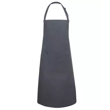 Karlowsky Basic bib apron with pockets, Antracit Grey