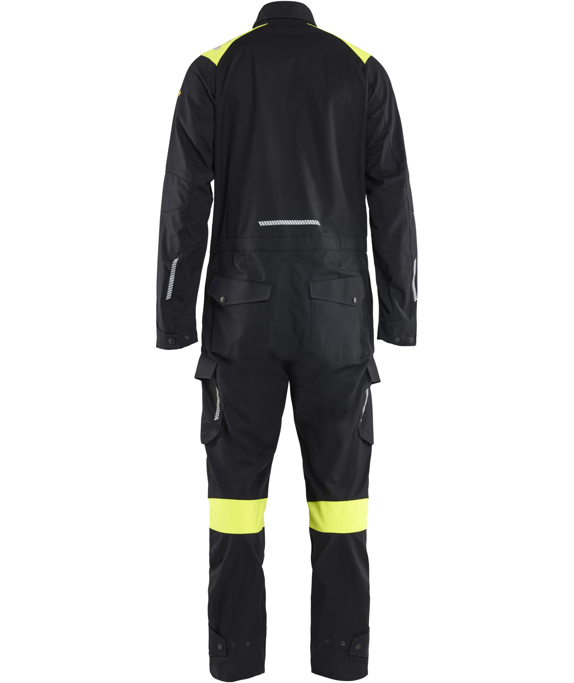 Bl&aring;kl&auml;der FR overall, Svart/Varselgul