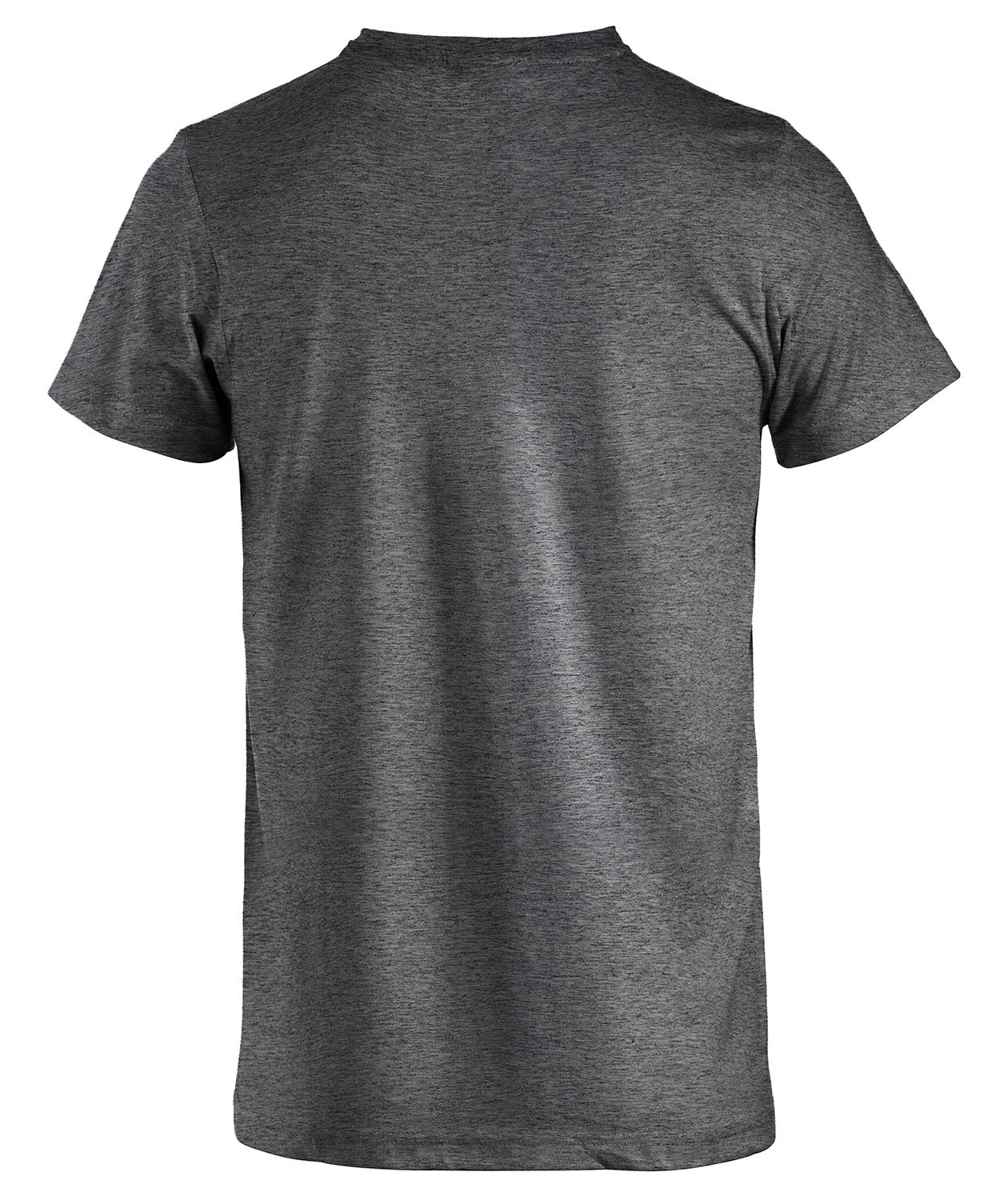 Clique Basic T-skjorte, Antrasitt Melange, large image number 2