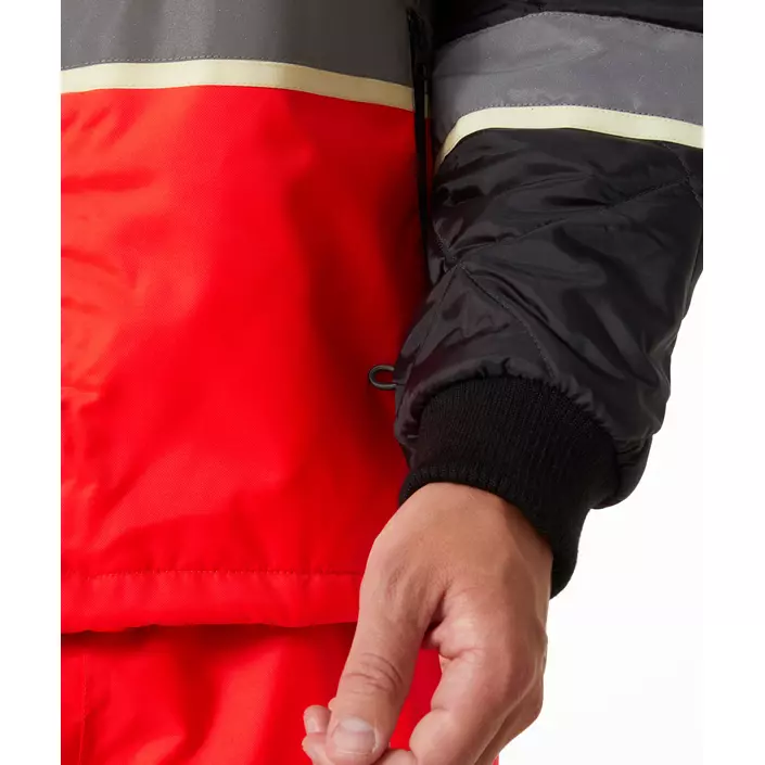 Helly Hansen UC-ME insulator jacket, Hi-Vis Red/Ebony, large image number 6